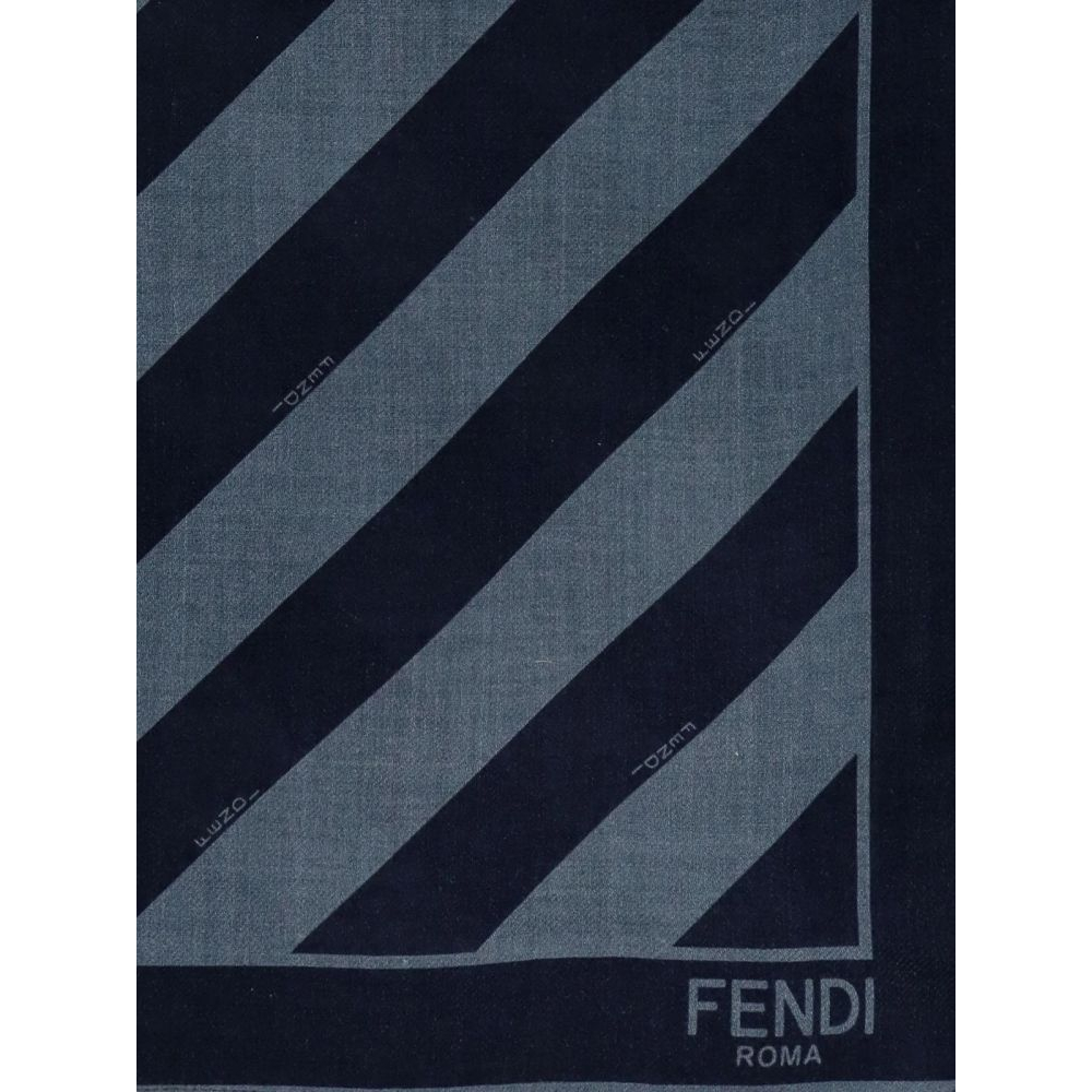 Écharpe en laine 'Diagonal Striped Maxi' pour Hommes