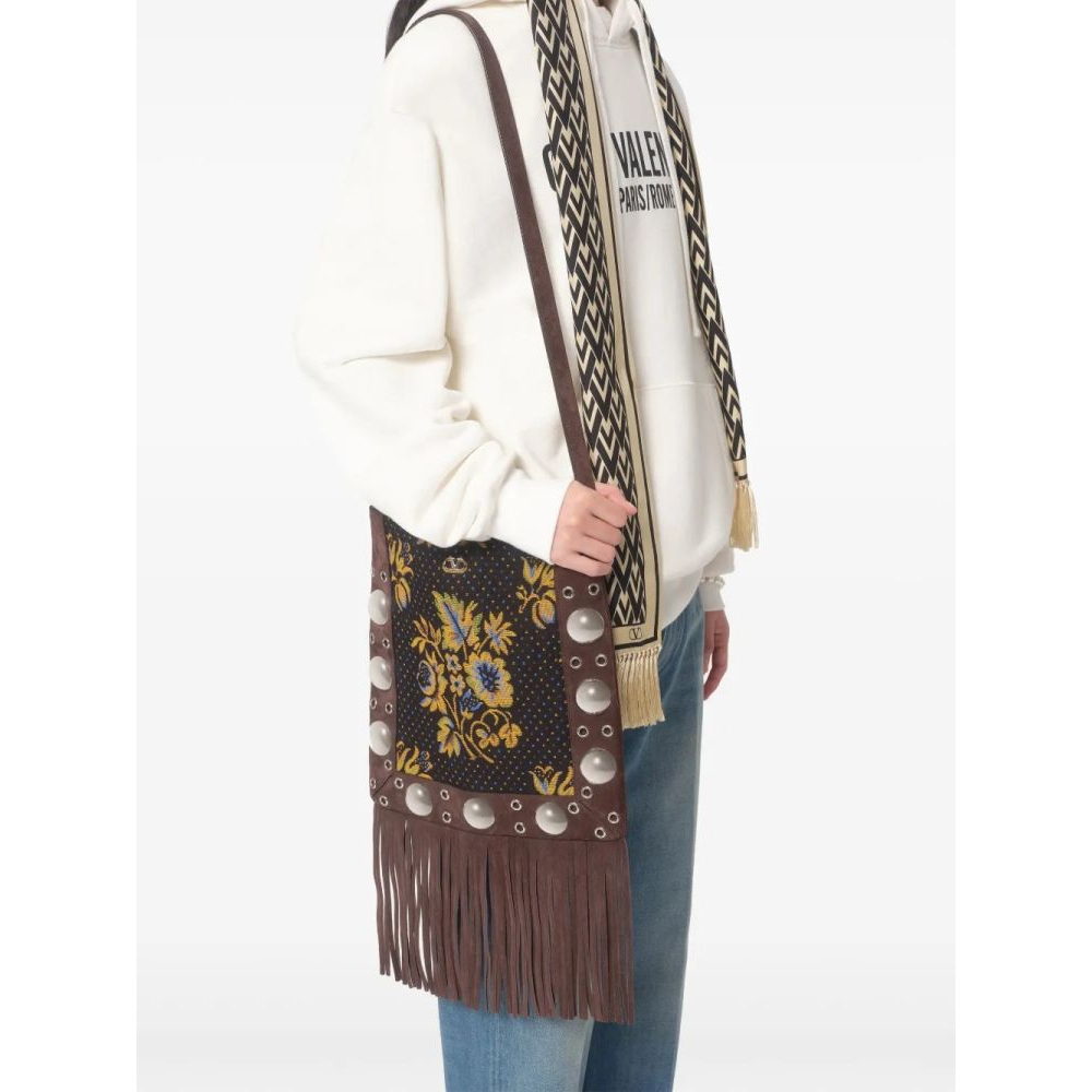 Women's 'Chez Valentino-Print' Hoodie