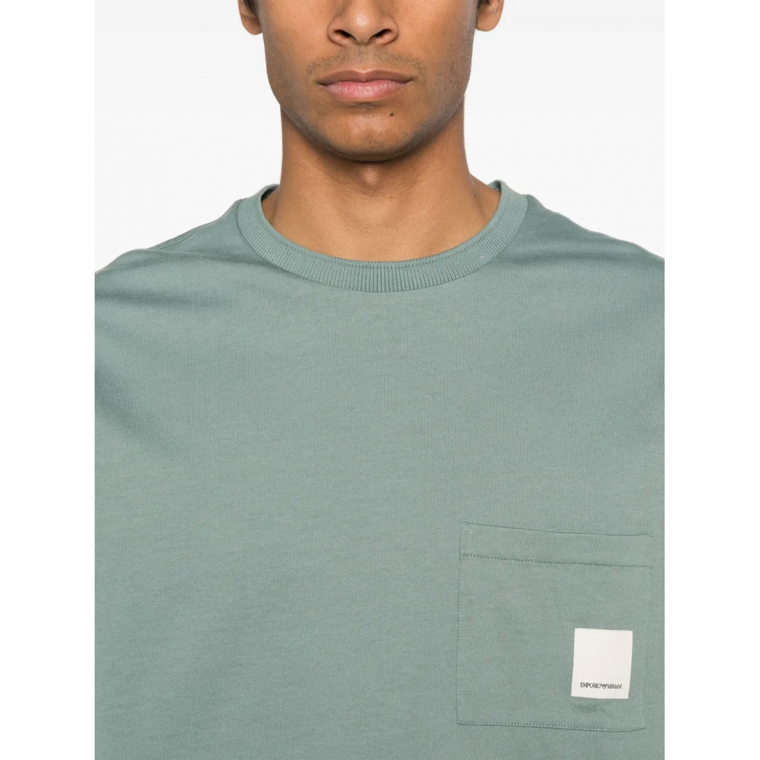 T-Shirt manches longues 'Logo-Patch' pour Hommes