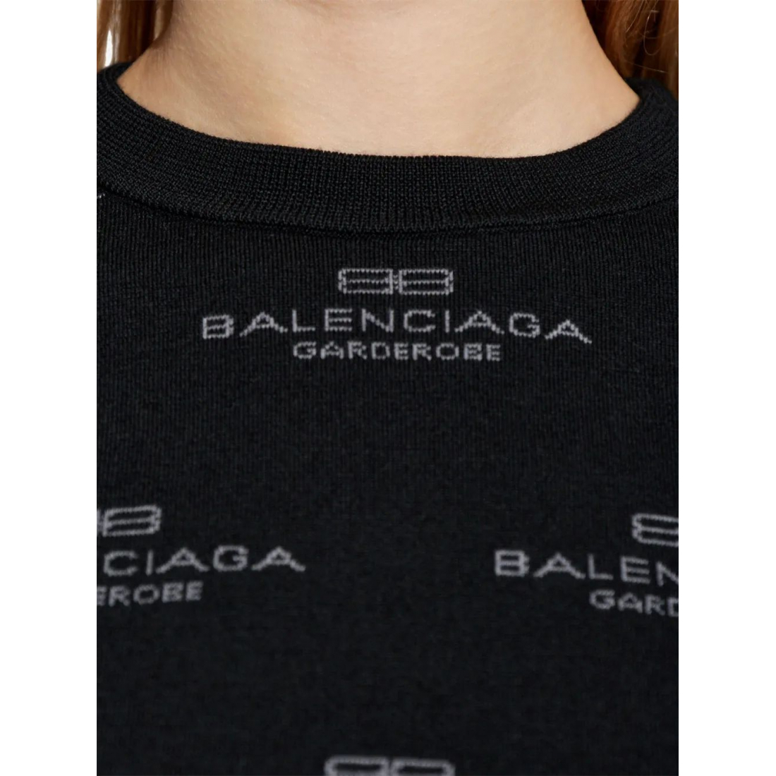 Women's 'All-Over Logo-Print' Sweater