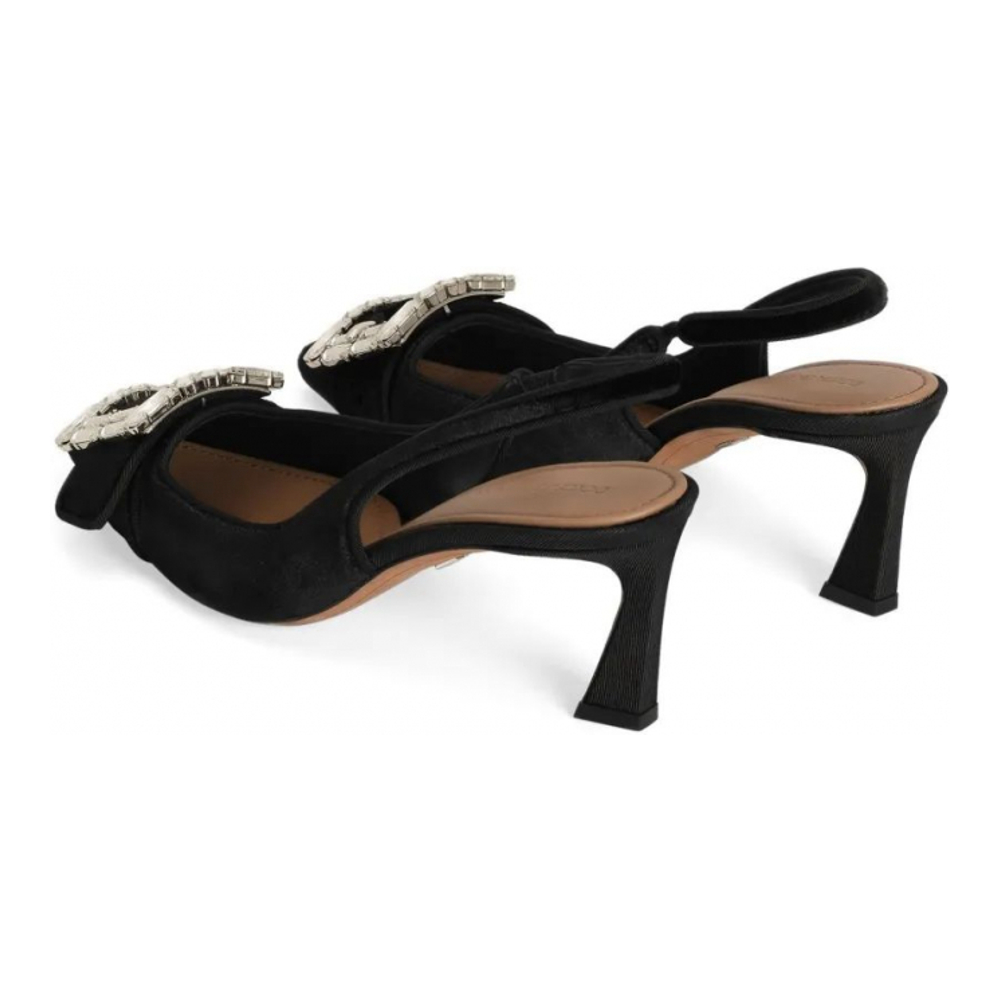 Women's 'Crystal-Buckle' Slingback Pumps