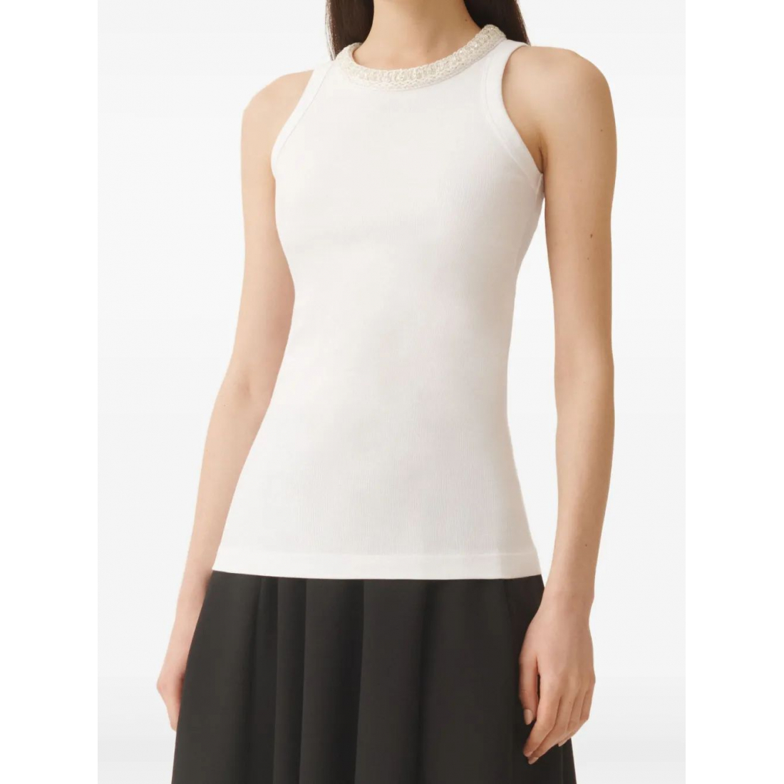 Débardeur 'Embroidered-Neck' pour Femmes