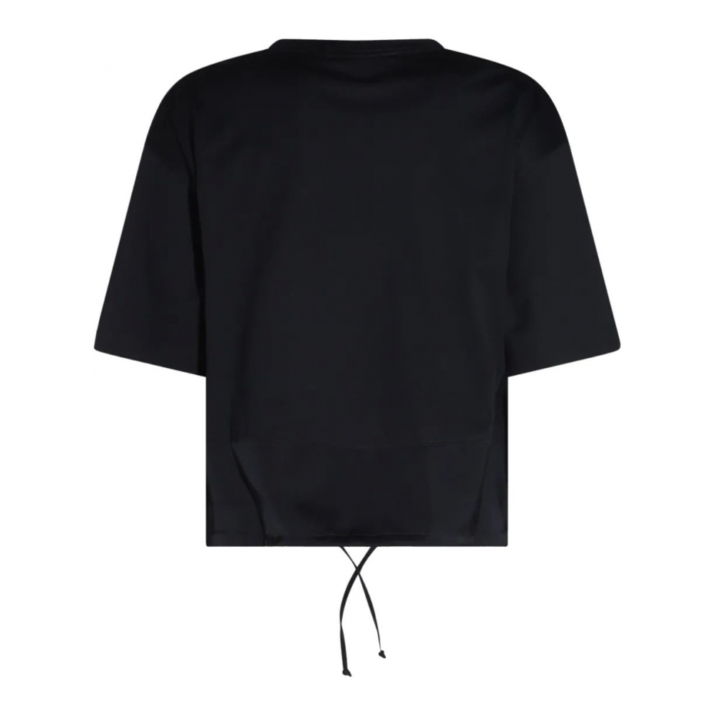 T-shirt 'Drawstring Hem' pour Femmes