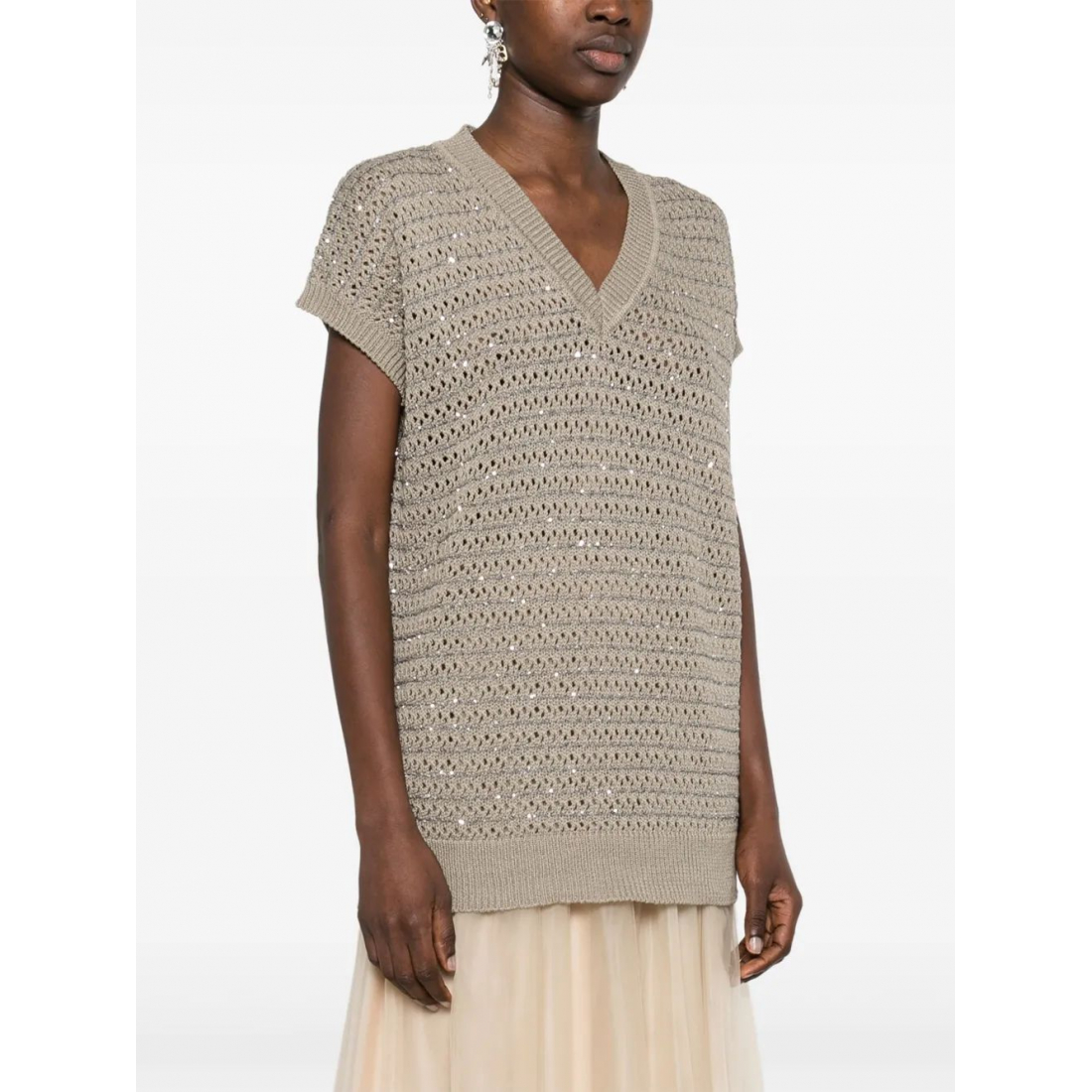 Women's 'Sequinned' Vest