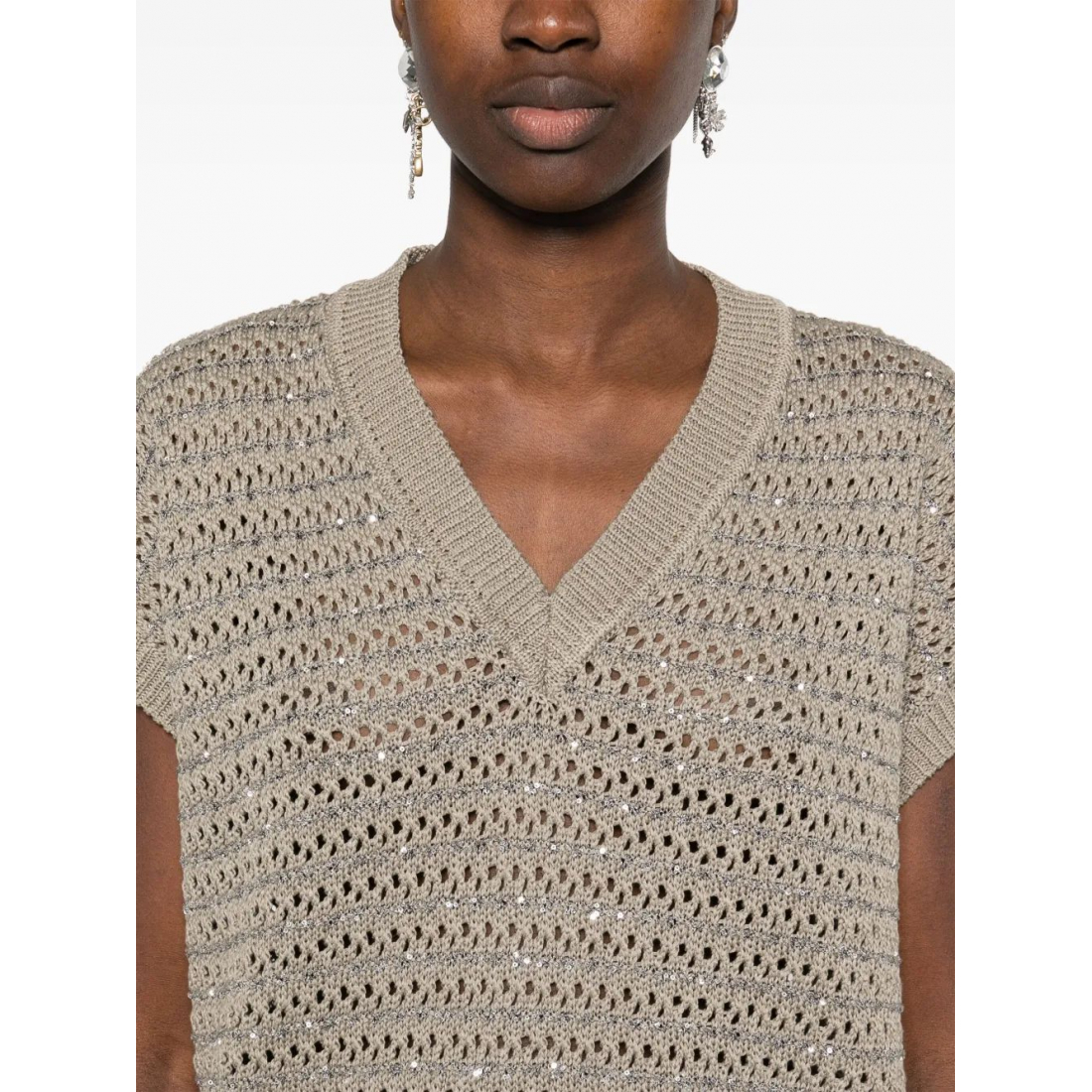 Women's 'Sequinned' Vest