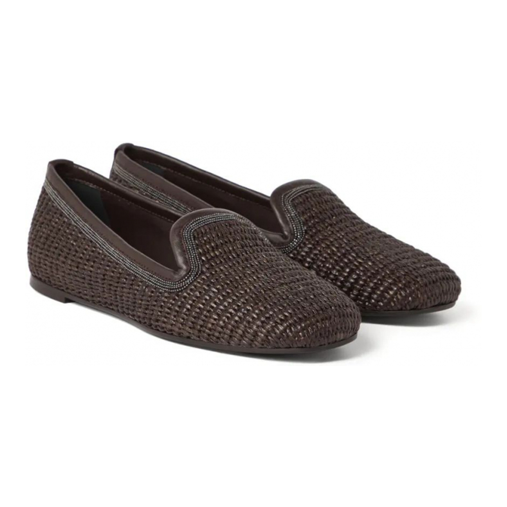 Women's 'Interwoven-Design' Loafers