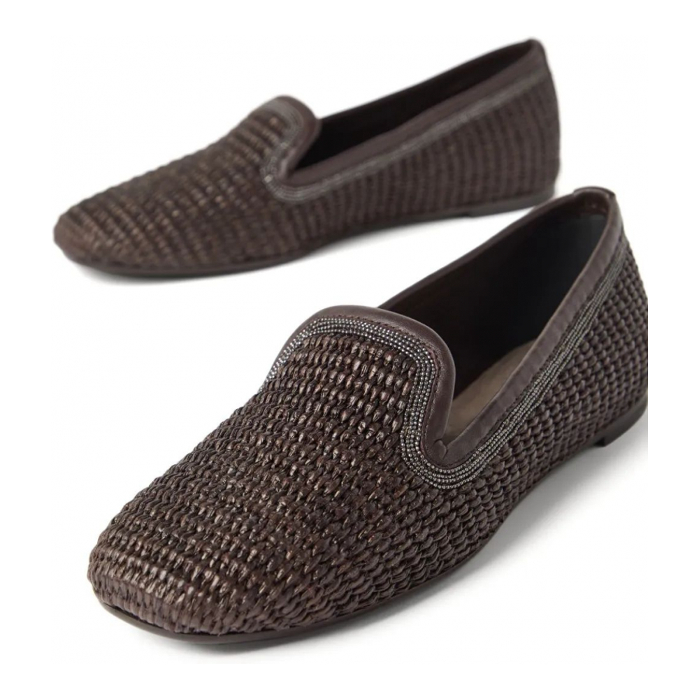 Women's 'Interwoven-Design' Loafers