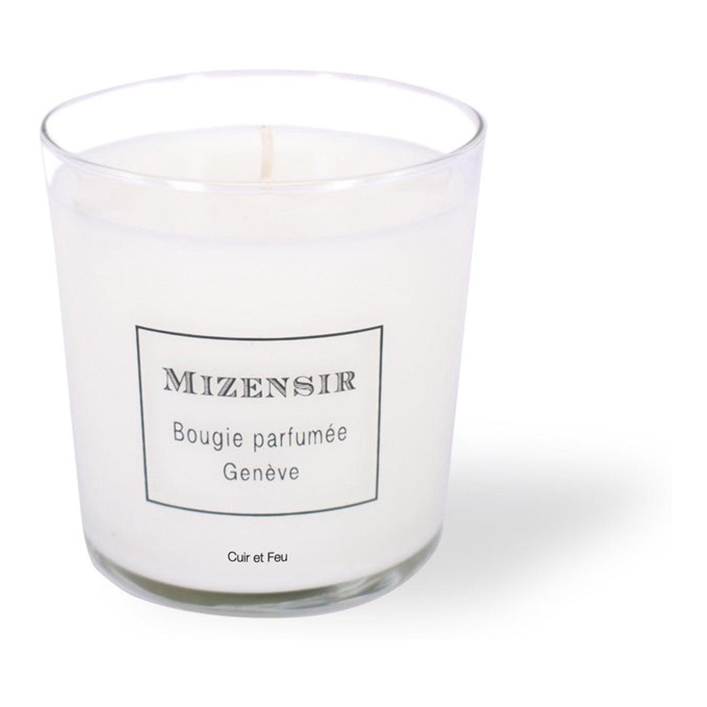 Bougie parfumée 'Cuir et Feu' - 230 g