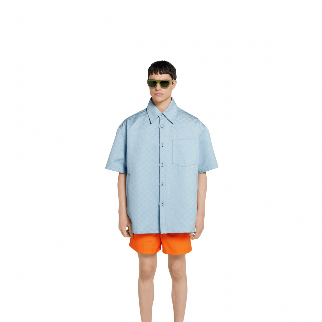 Chemise à manches courtes 'Oversize GG' pour Hommes