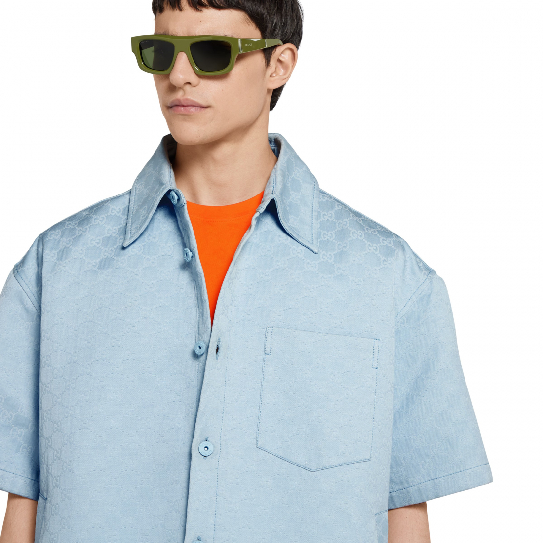Chemise à manches courtes 'Oversize GG' pour Hommes