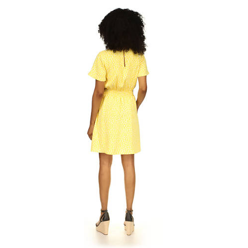Robe mini 'Cheetah Short Sleeve' pour Femmes