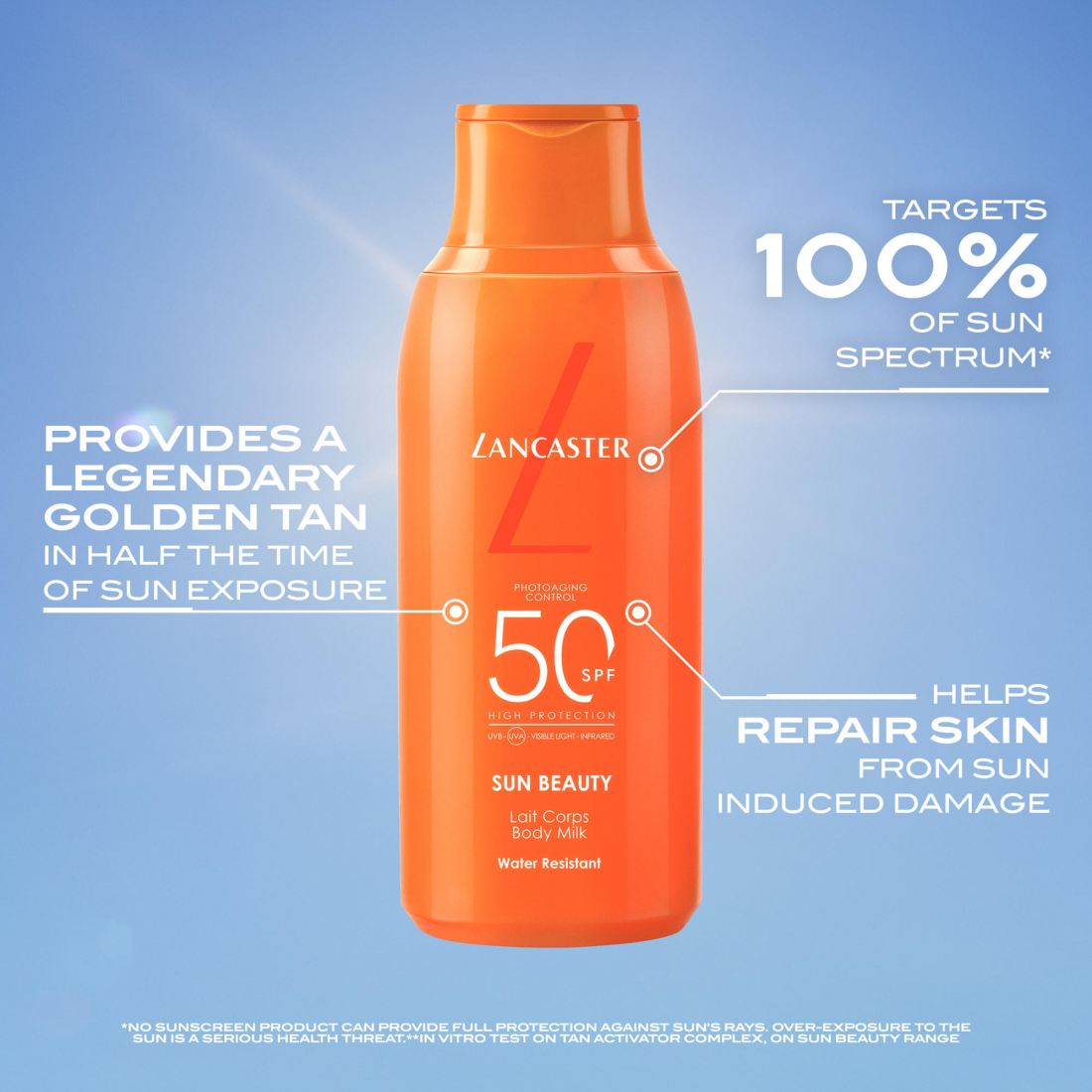 'Sun Beauty Body Milk SPF50' Sunscreen Milk - 400 ml