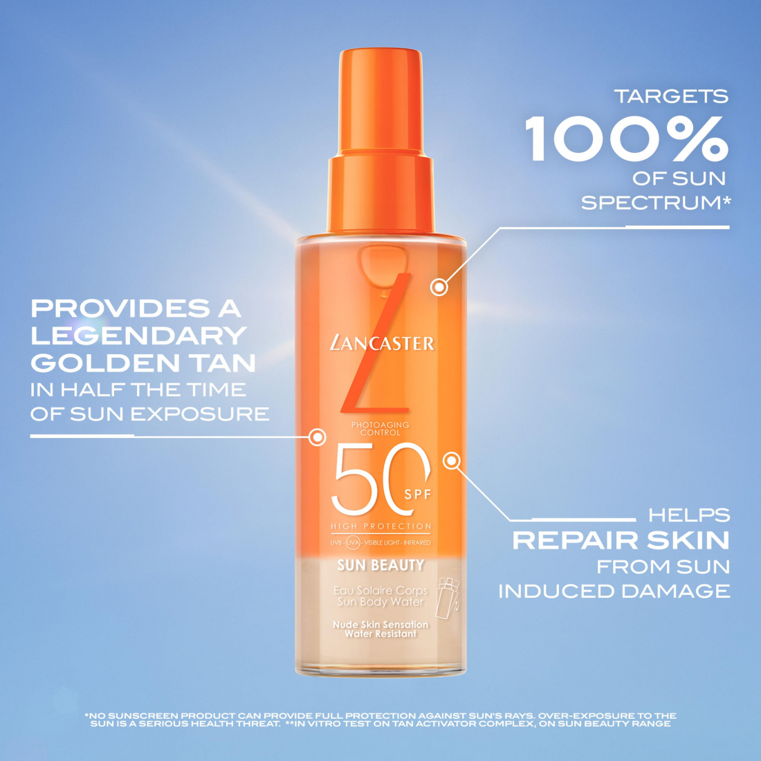 'Sun Beauty Sun Body Water SPF30' Protective Sun Water - 100 ml