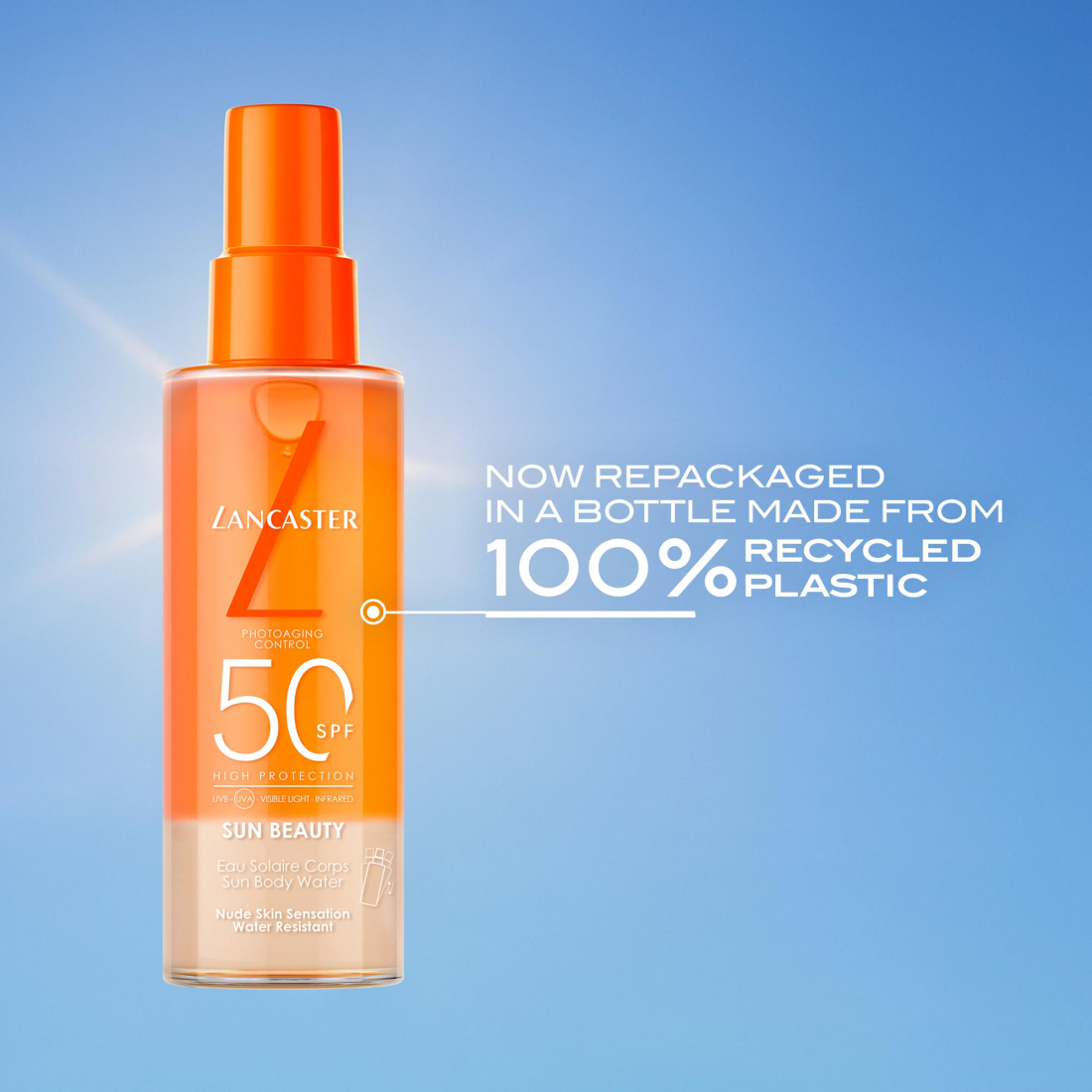 'Sun Beauty Sun Body Water SPF50' Protective Sun Water - 100 ml