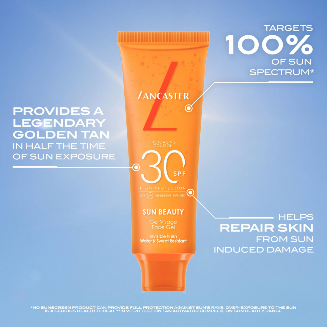 'Sun Beauty Face Gel SPF30' Sunscreen gel - 50 ml