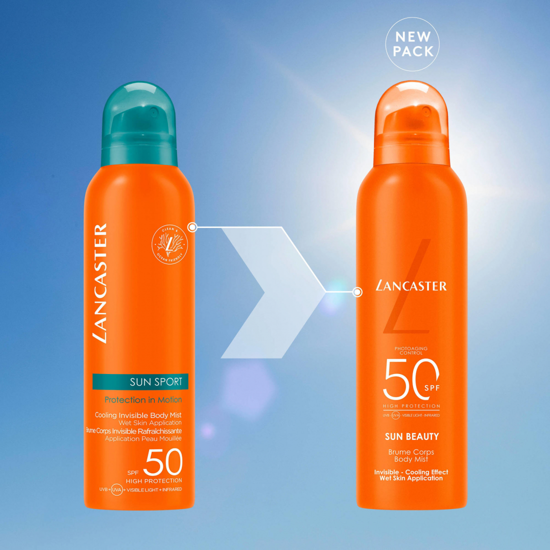 'Sun Beauty Body Mist SPF50' Sunscreen Mist - 200 ml