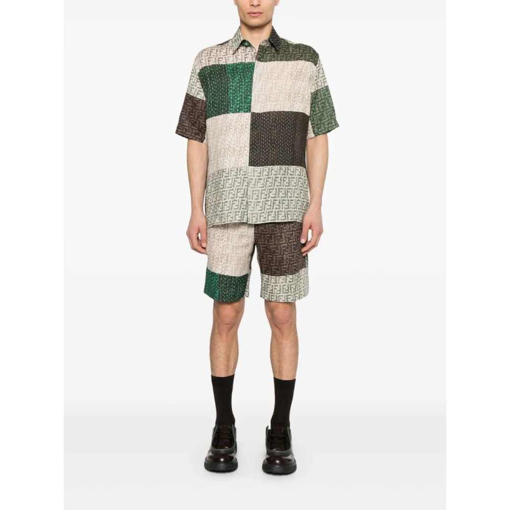 Chemise en lin 'FF' pour Hommes