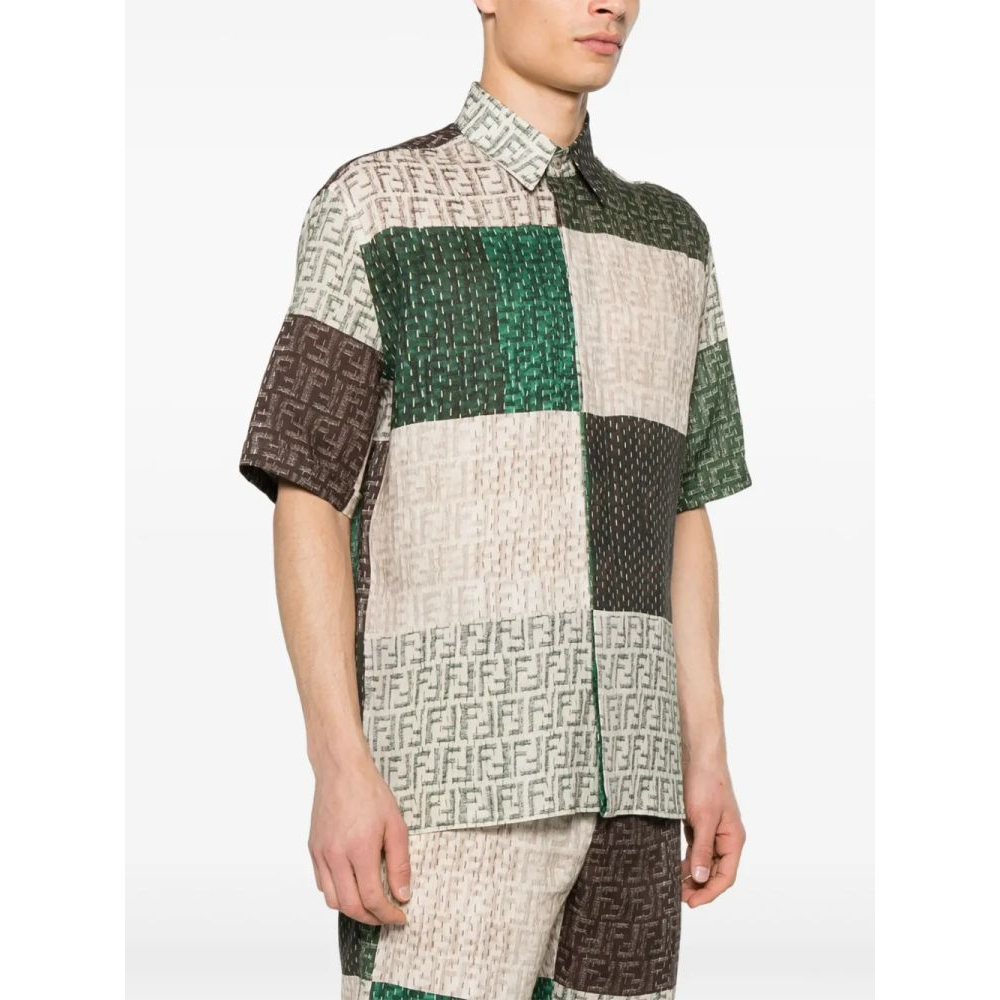 Chemise en lin 'FF' pour Hommes