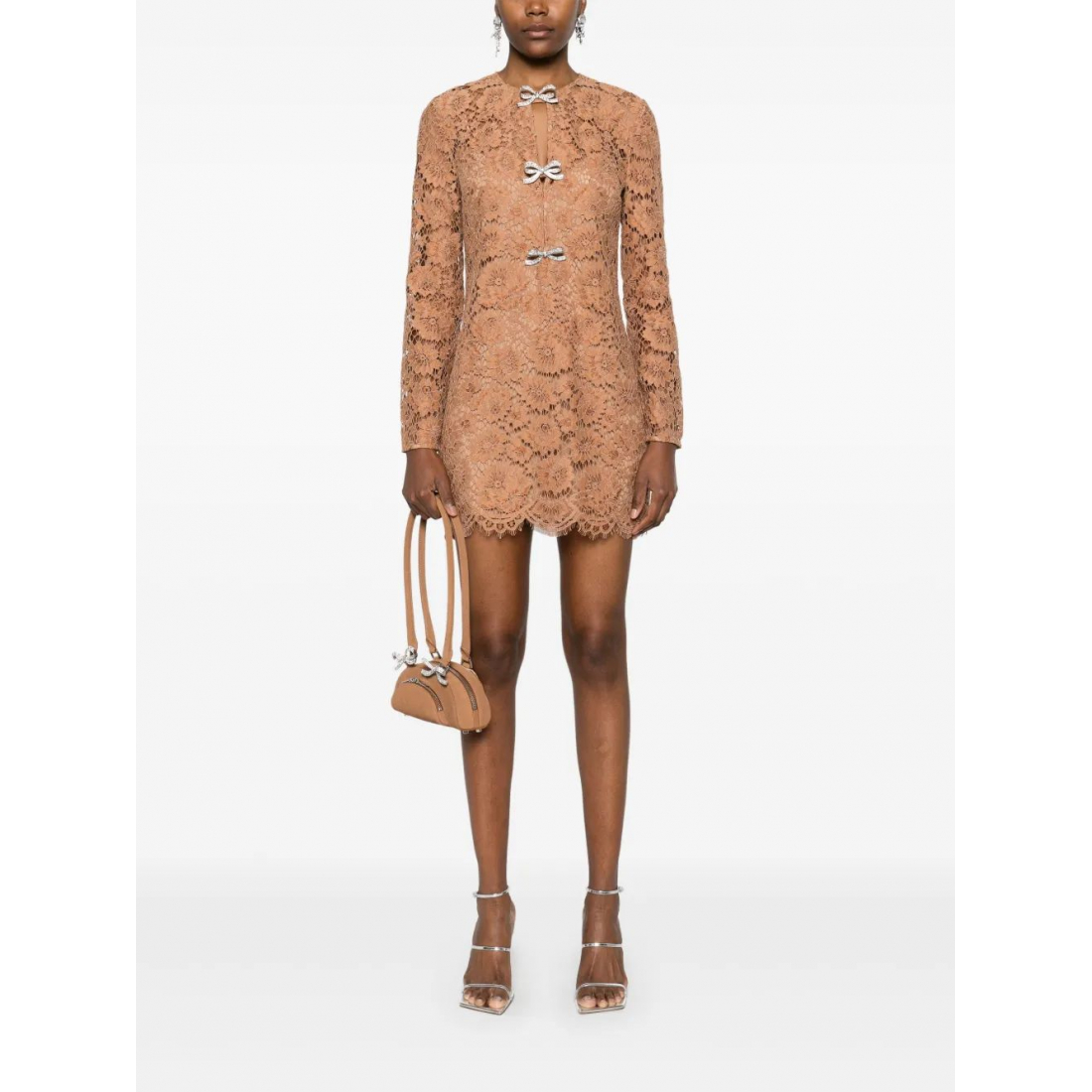 Women's 'Lace Bow' Mini Dress