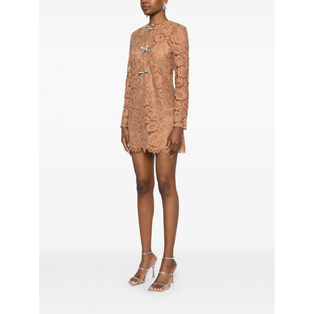 Women's 'Lace Bow' Mini Dress