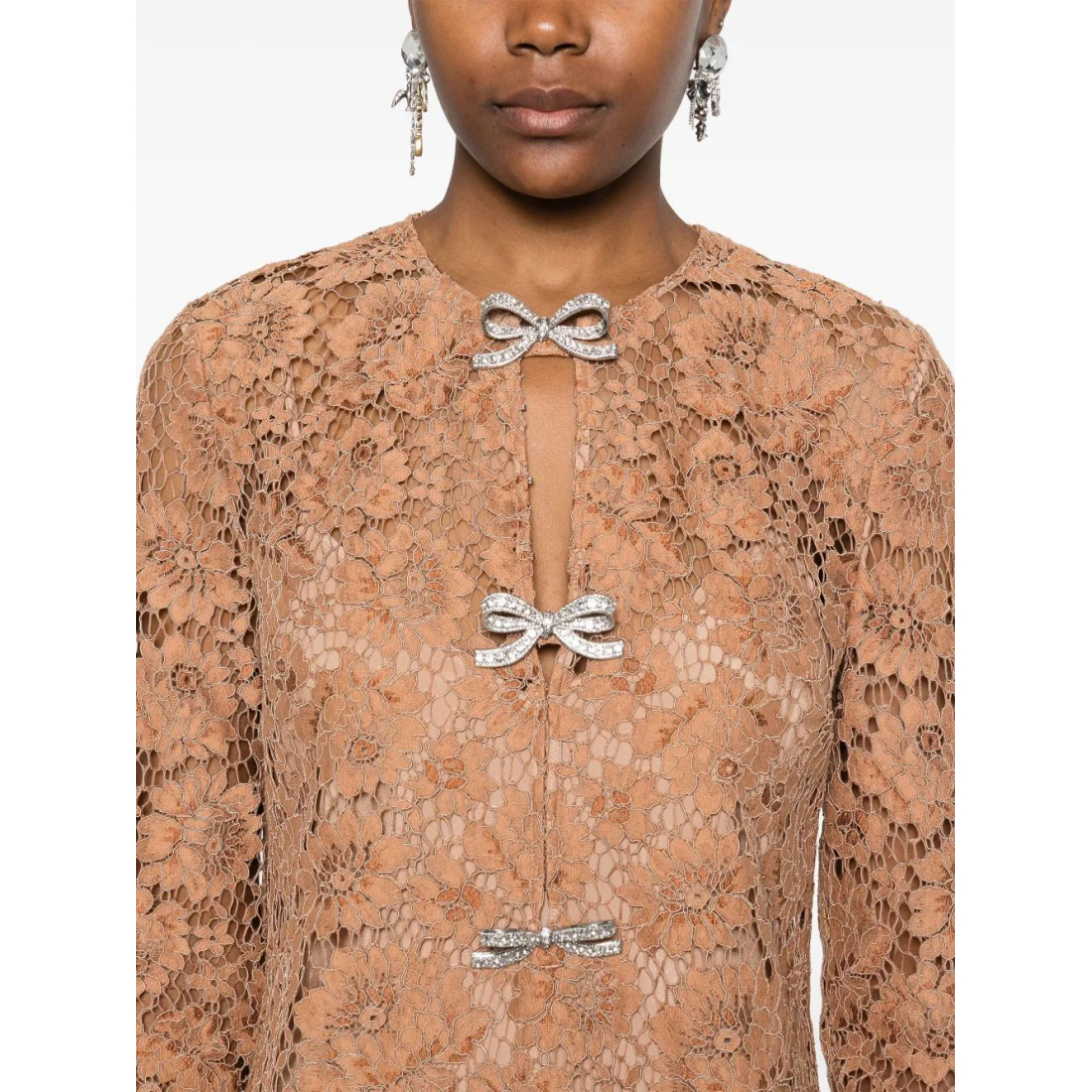 Women's 'Lace Bow' Mini Dress