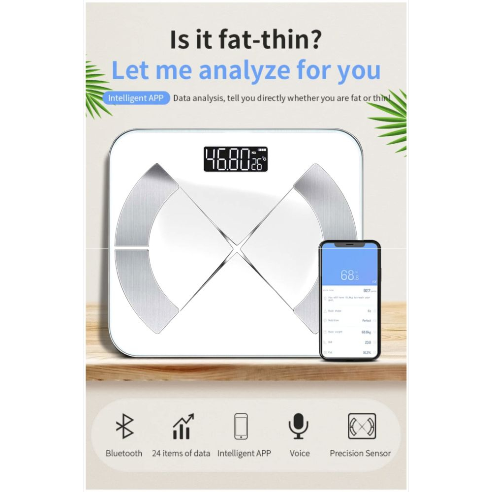 Bluetooth Smart Scale - White