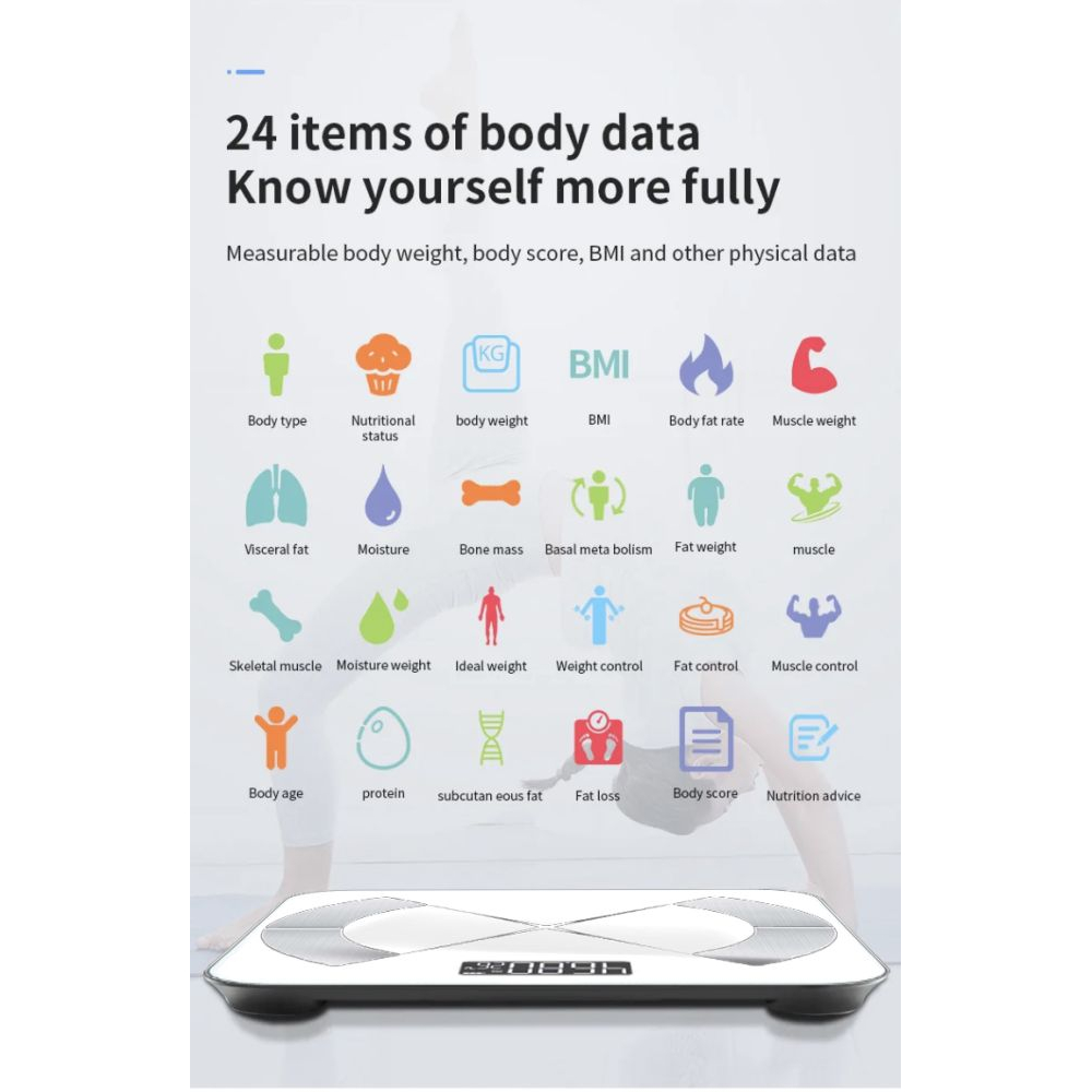 Bluetooth Smart Scale - White