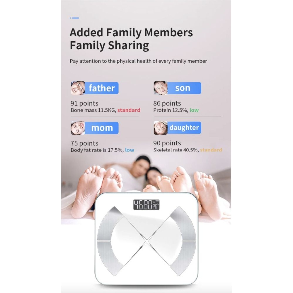 Bluetooth Smart Scale - White