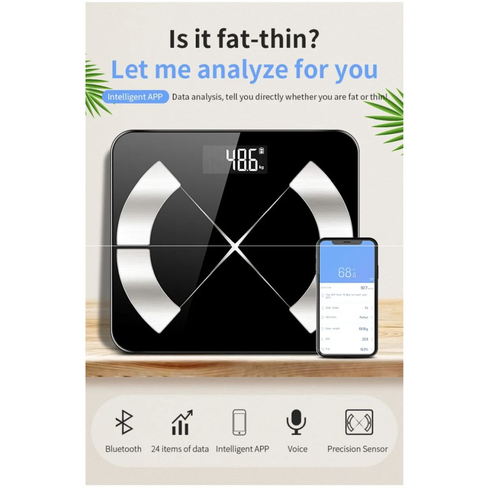 Bluetooth Smart Scale - Black