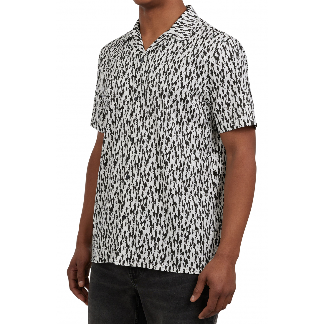 Chemise à manches courtes 'Malcolm Camp' pour Hommes