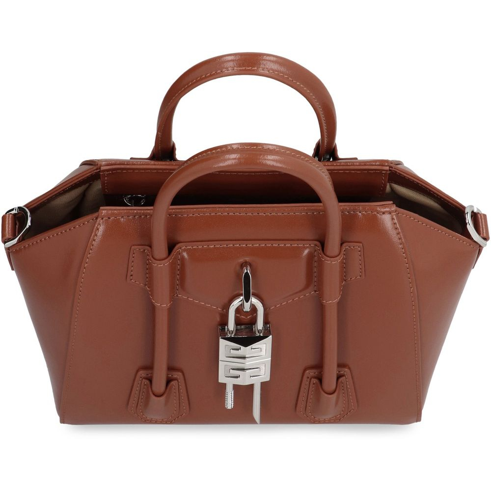 Women's 'Borsa A Mano Antigona Lock In Pelle' Top Handle Bag