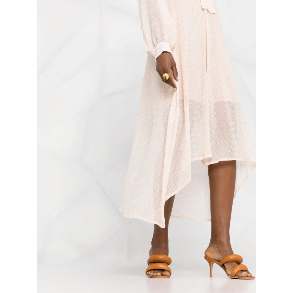 Robe Midi 'Graphic-Print Long-Sleeve Midis' pour Femmes