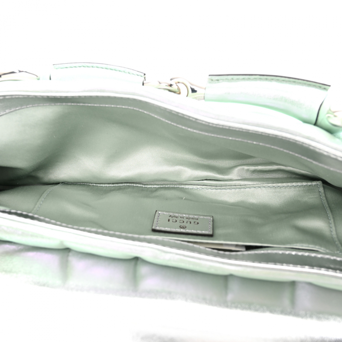 'Iridiscent Horsebit' Schultertasche für Damen