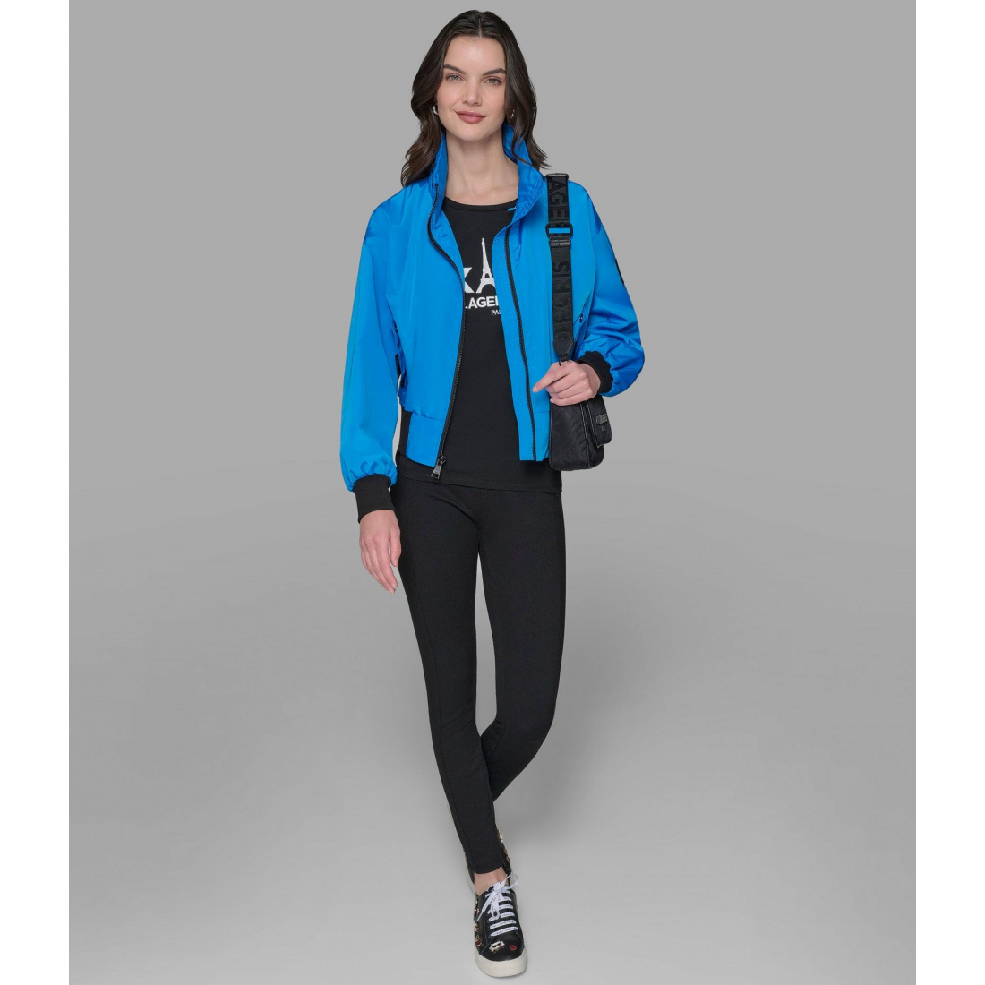 Blouson bomber 'Logo Collar' pour Femmes