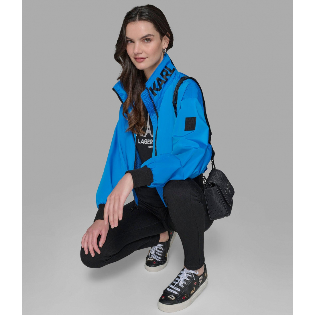 Blouson bomber 'Logo Collar' pour Femmes