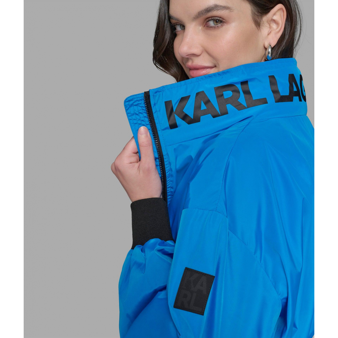 Blouson bomber 'Logo Collar' pour Femmes