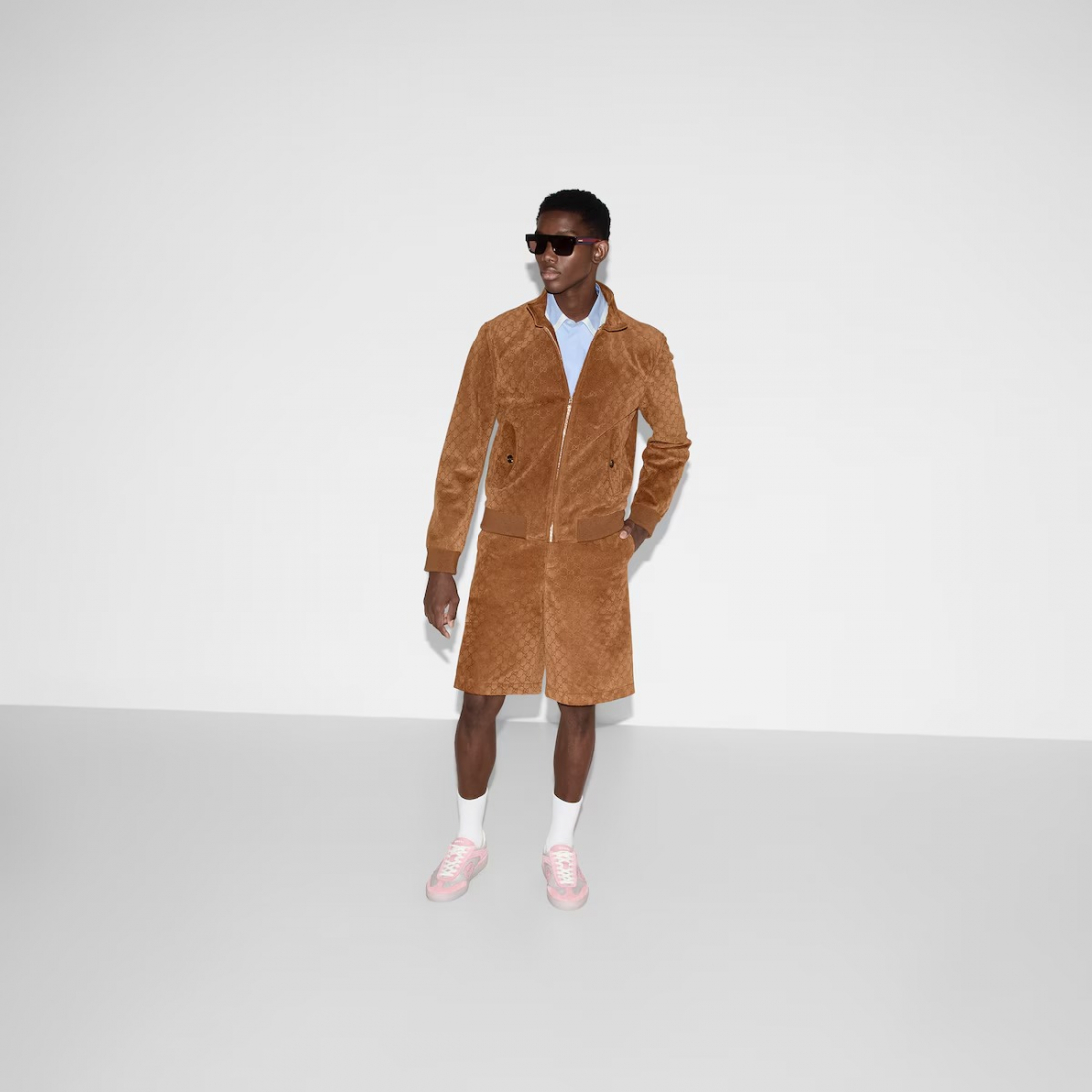 Veste 'Aviator With Embossed GG Detail' pour Hommes