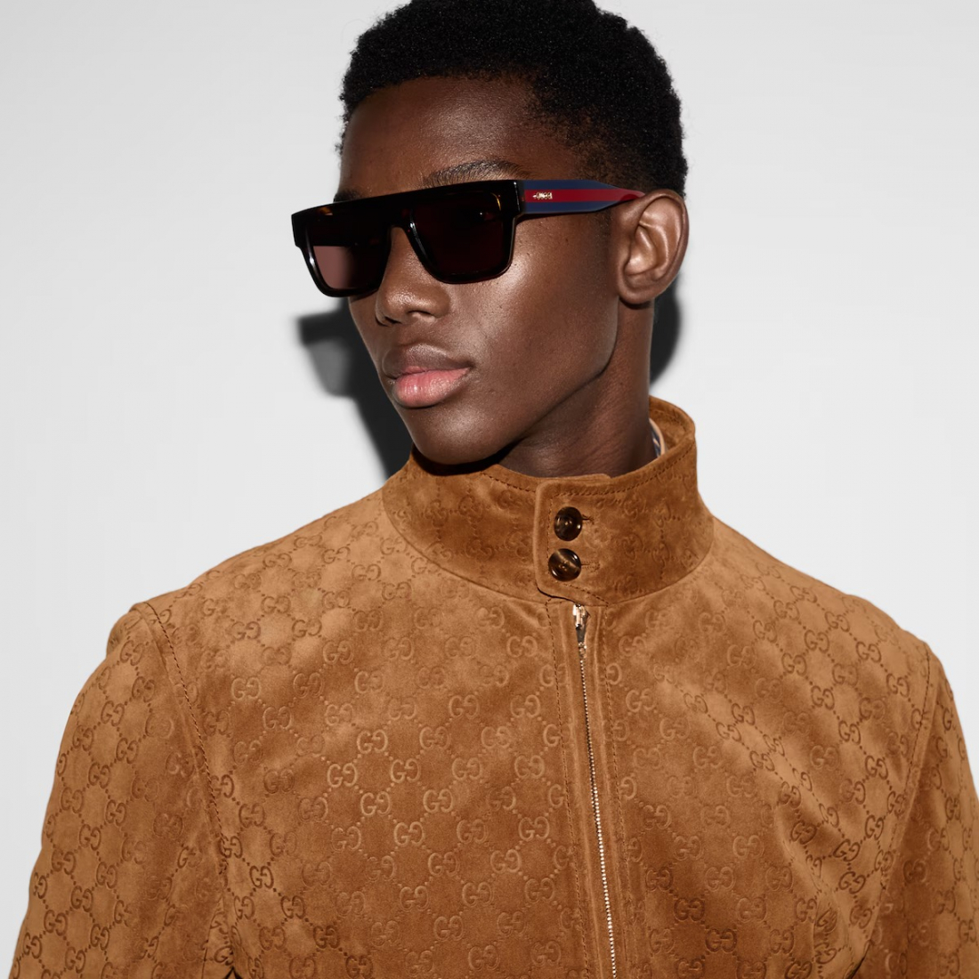 Veste 'Aviator With Embossed GG Detail' pour Hommes