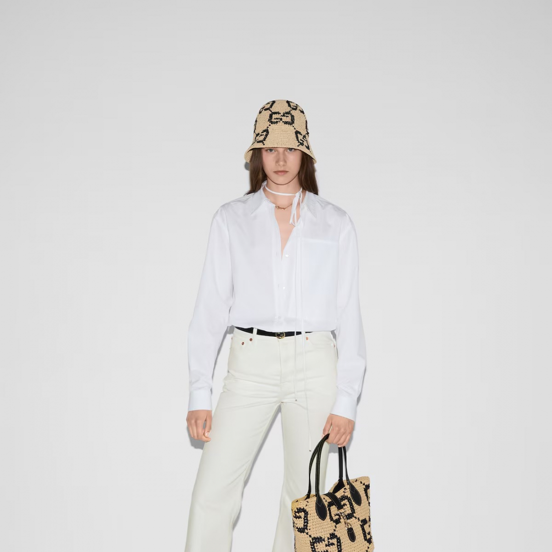 Women's 'Embossed Poplin' Shirt