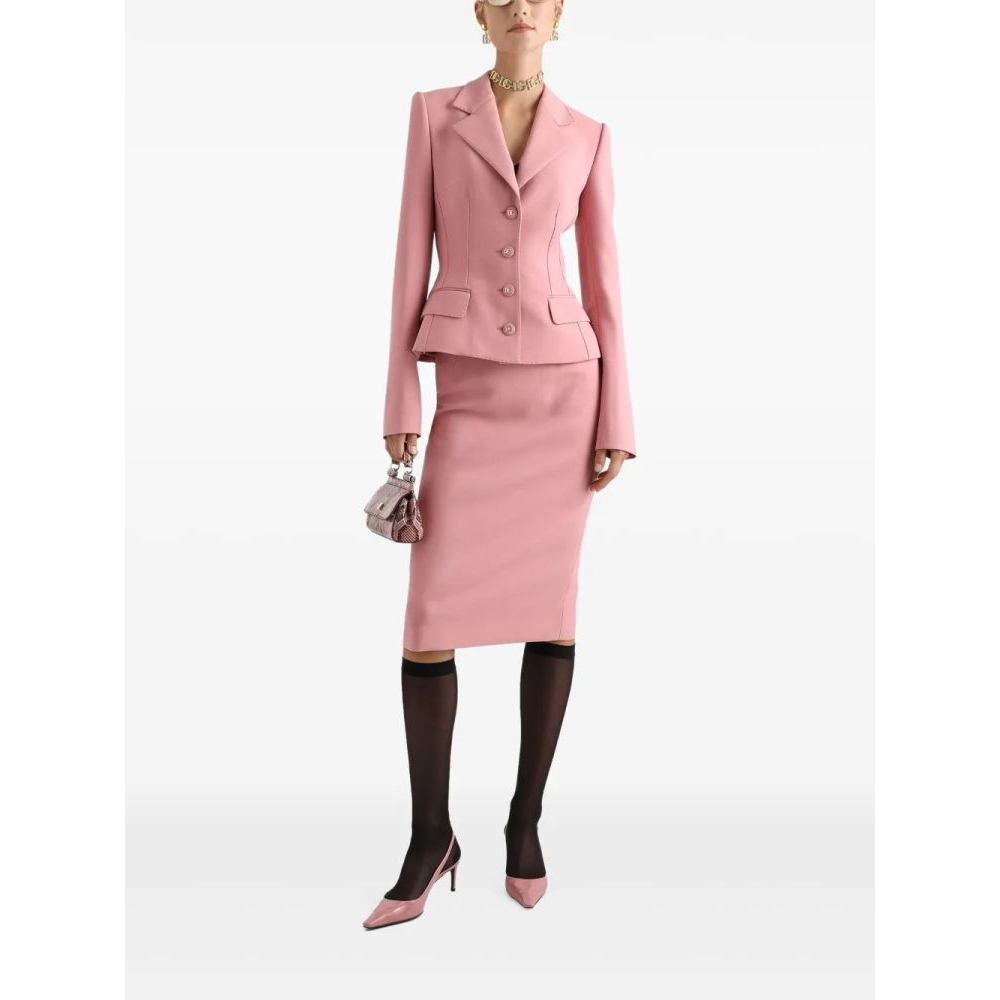 'Tweed' Midi Rock für Damen