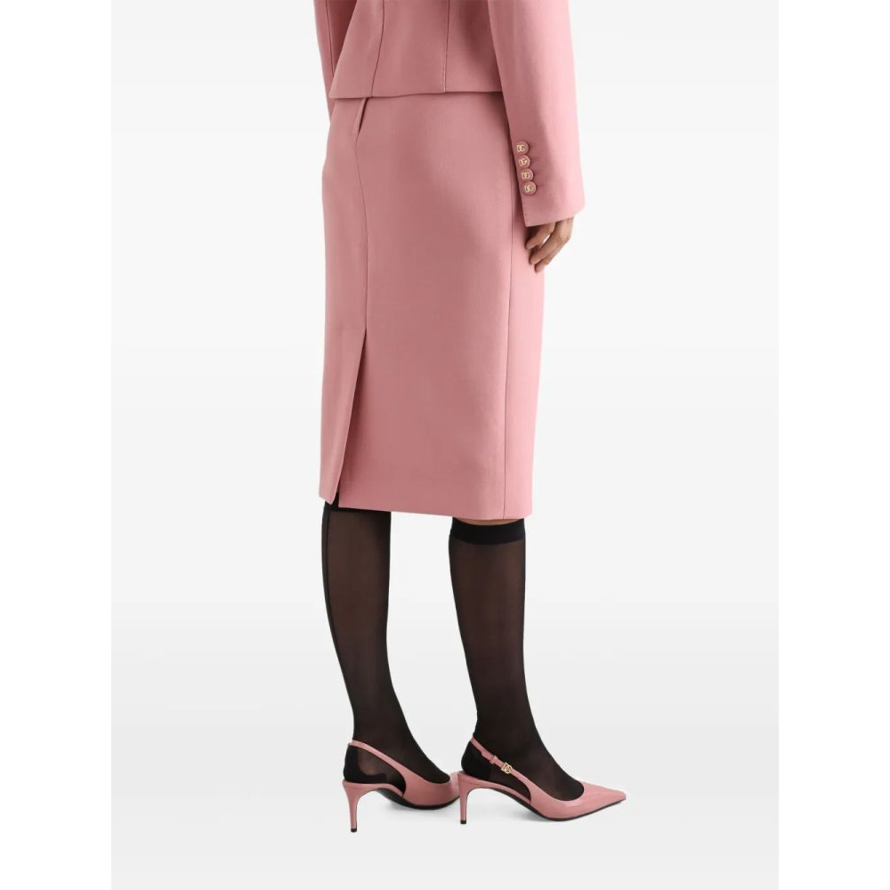 'Tweed' Midi Rock für Damen