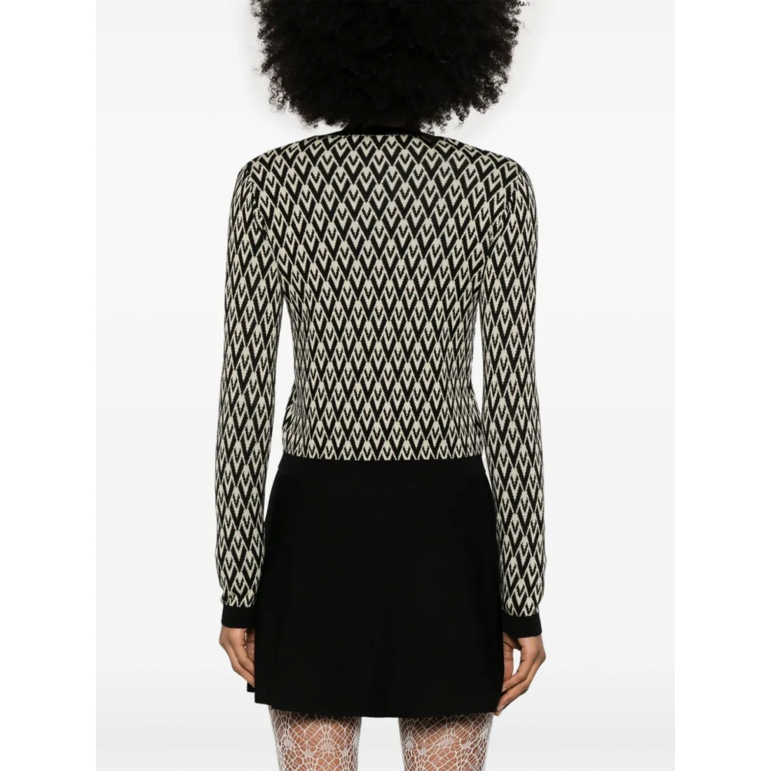 Women's 'Toute La V-Jacquard' Cardigan