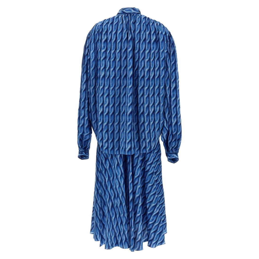 'Double Sleeve' Midi Kleid für Damen