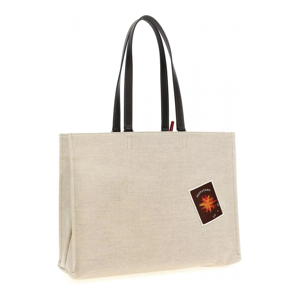 Women's 'L' Shopping Bag' Tote Bag