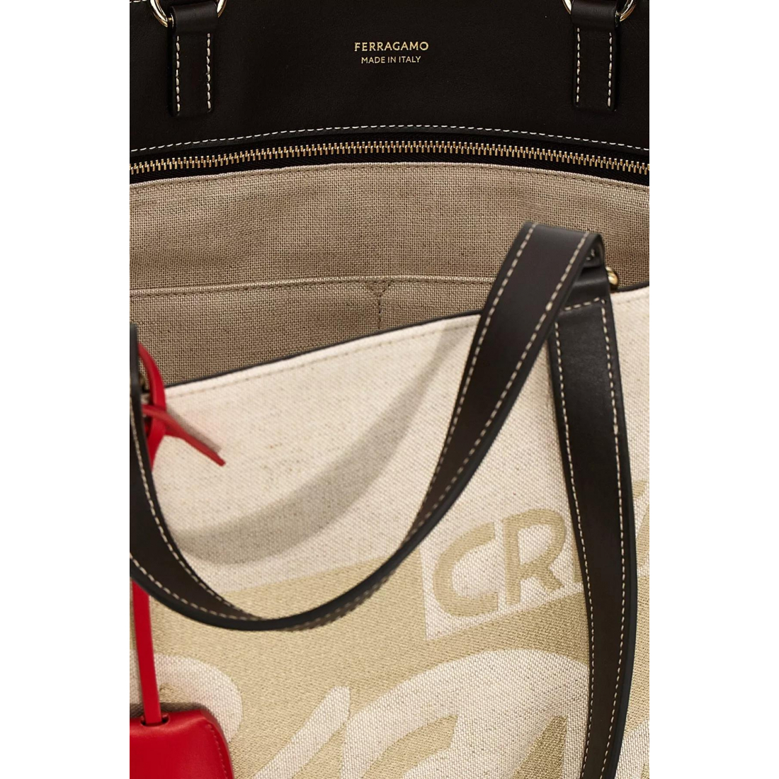 Women's 'L' Shopping Bag' Tote Bag