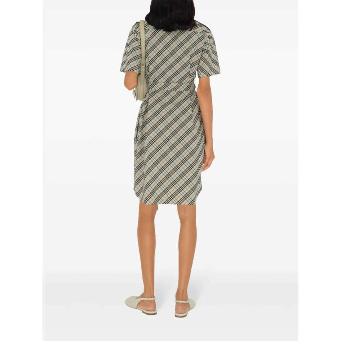 'Check Shirt' Mini Kleid für Damen