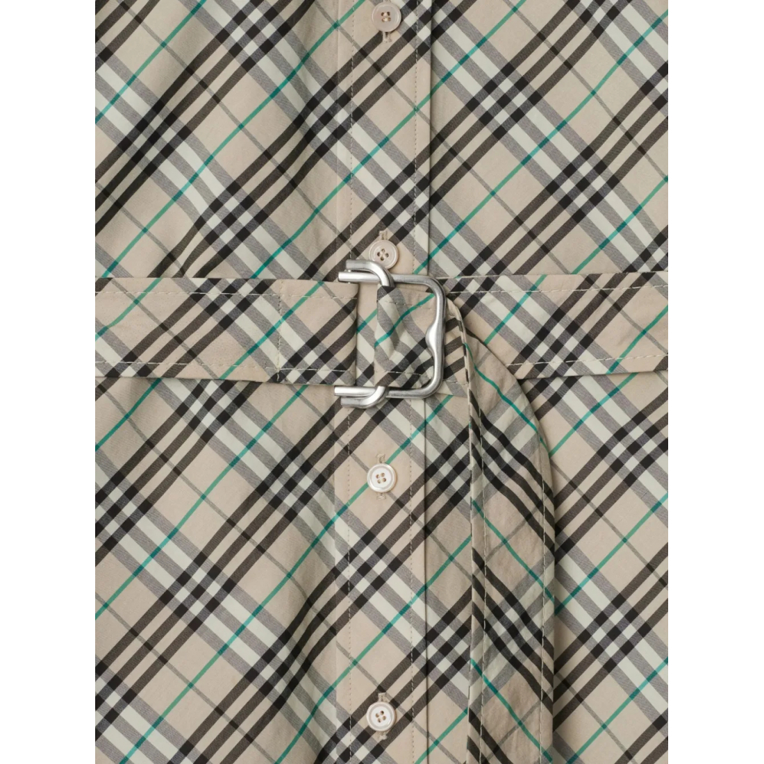 'Check Shirt' Mini Kleid für Damen