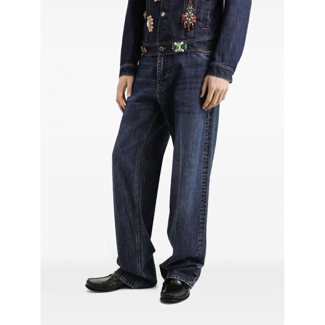 Men's 'Embroidered Loose-Fit' Jeans