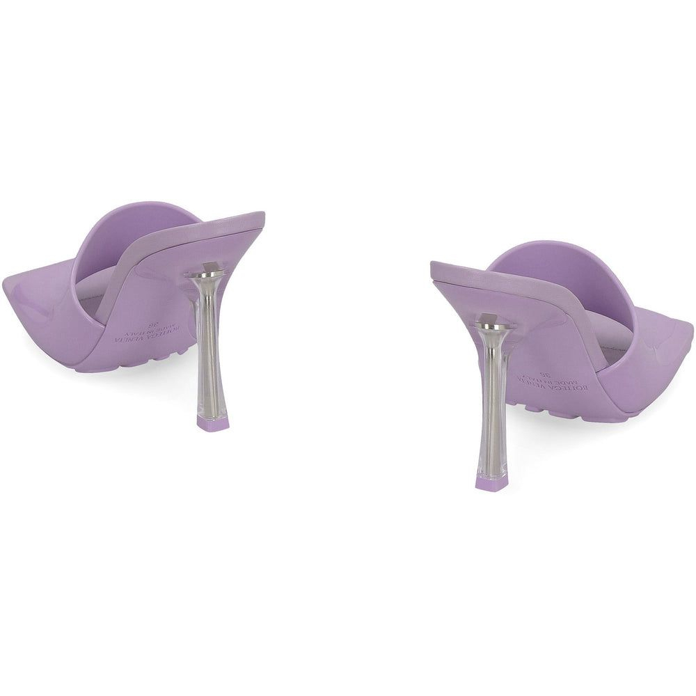 Women's 'Logo Detail' High Heel Mules