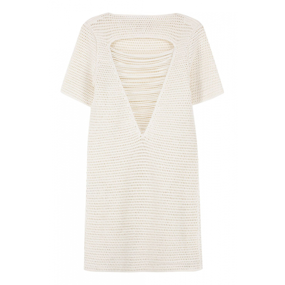 Women's 'Lace-Effect Knitted' Shirtdress